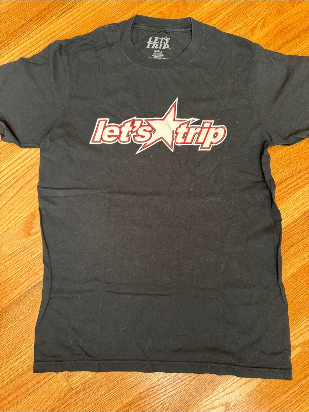 Official Sturniolo Triplets "Let's Trip" Black Graphic Merch Tee